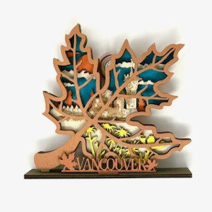 Maple City 18cm*17cm(S004) Maple City 18cm*17cm